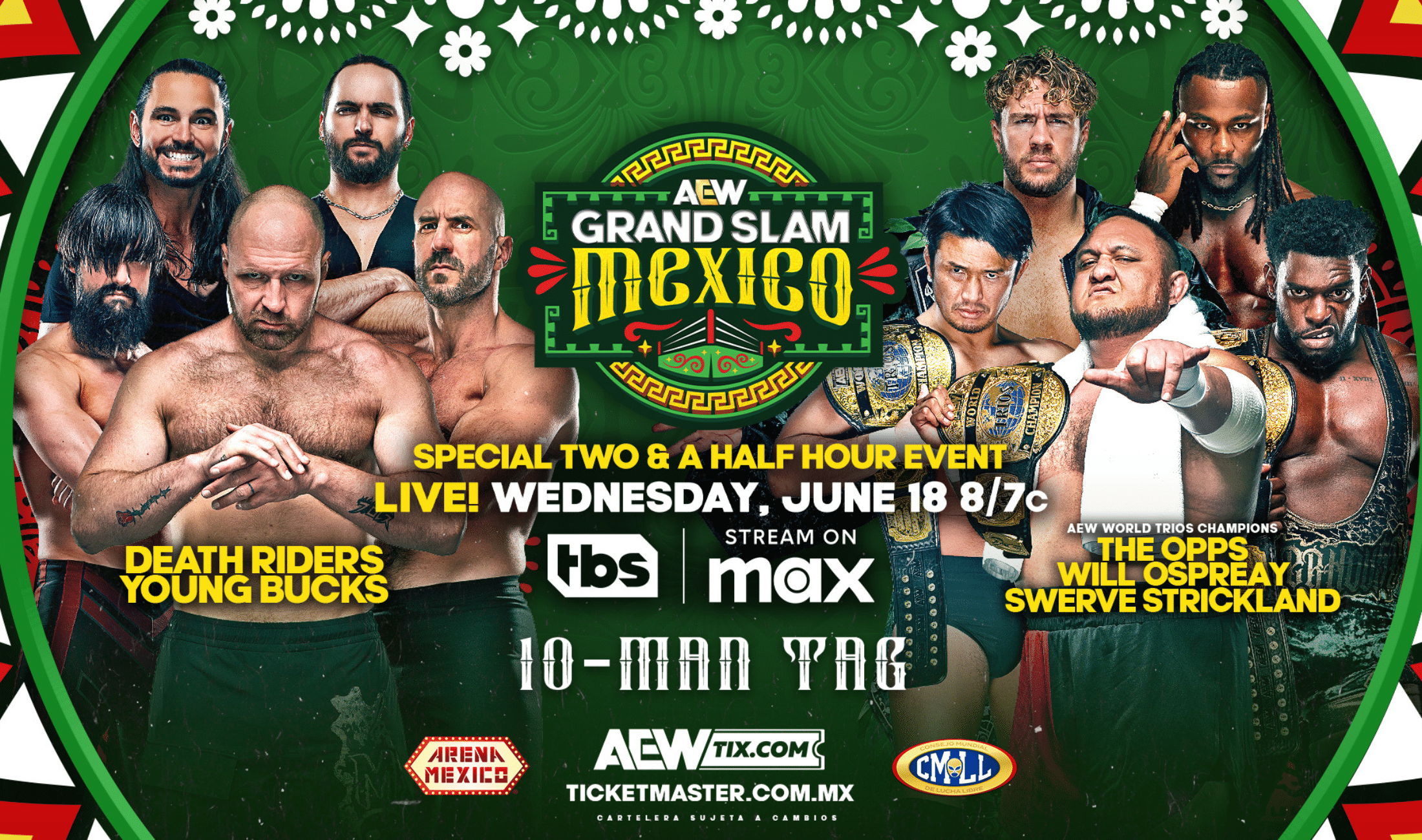 AEW Grand Slam Mexico 2025: Preview, match card, news, timings, telecast details & more