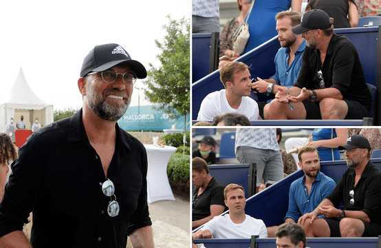 Watch: Jurgen Klopp seen attending match at ATP Mallorca Open 2025