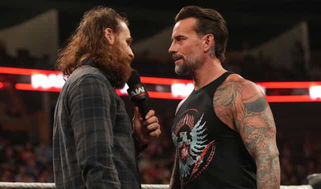 WWE RAW CM Punk Sami Zayn