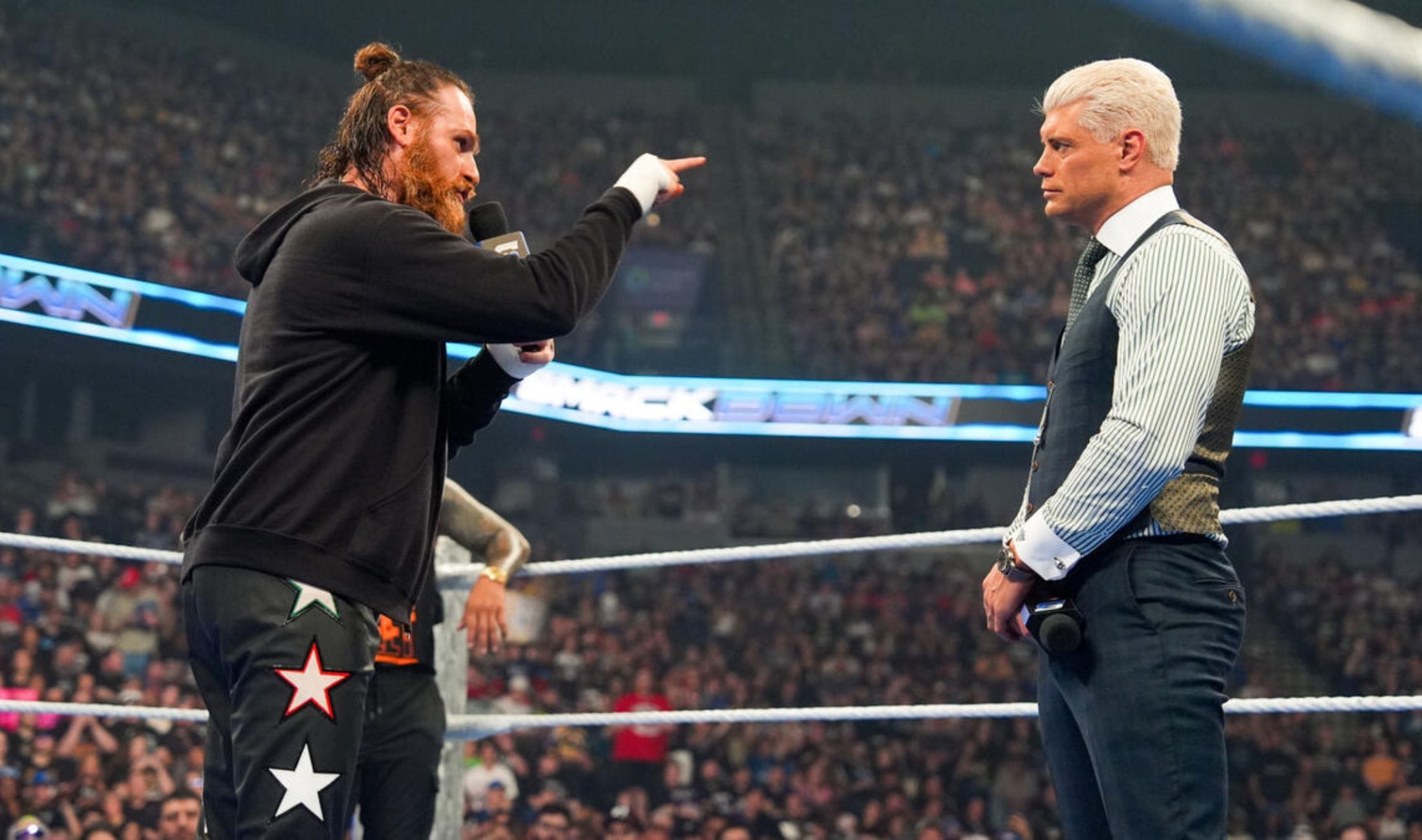 WWE SmackDown Sami Zayn Cody Rhodes