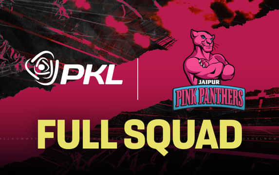 PKL 12: Jaipur Pink Panthers full squad list ft. Nitin Rawal