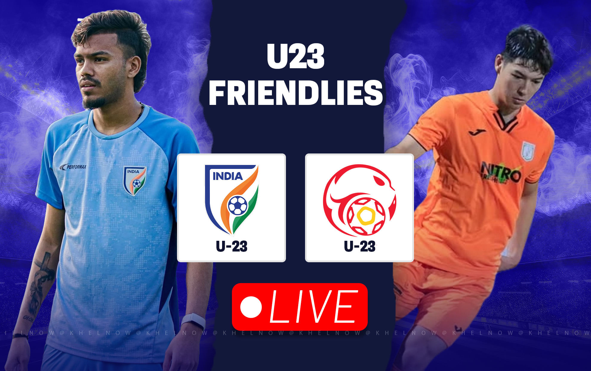 India U23 vs Kyrgyz Republic U23 Highlights: Follow internation friendly replay