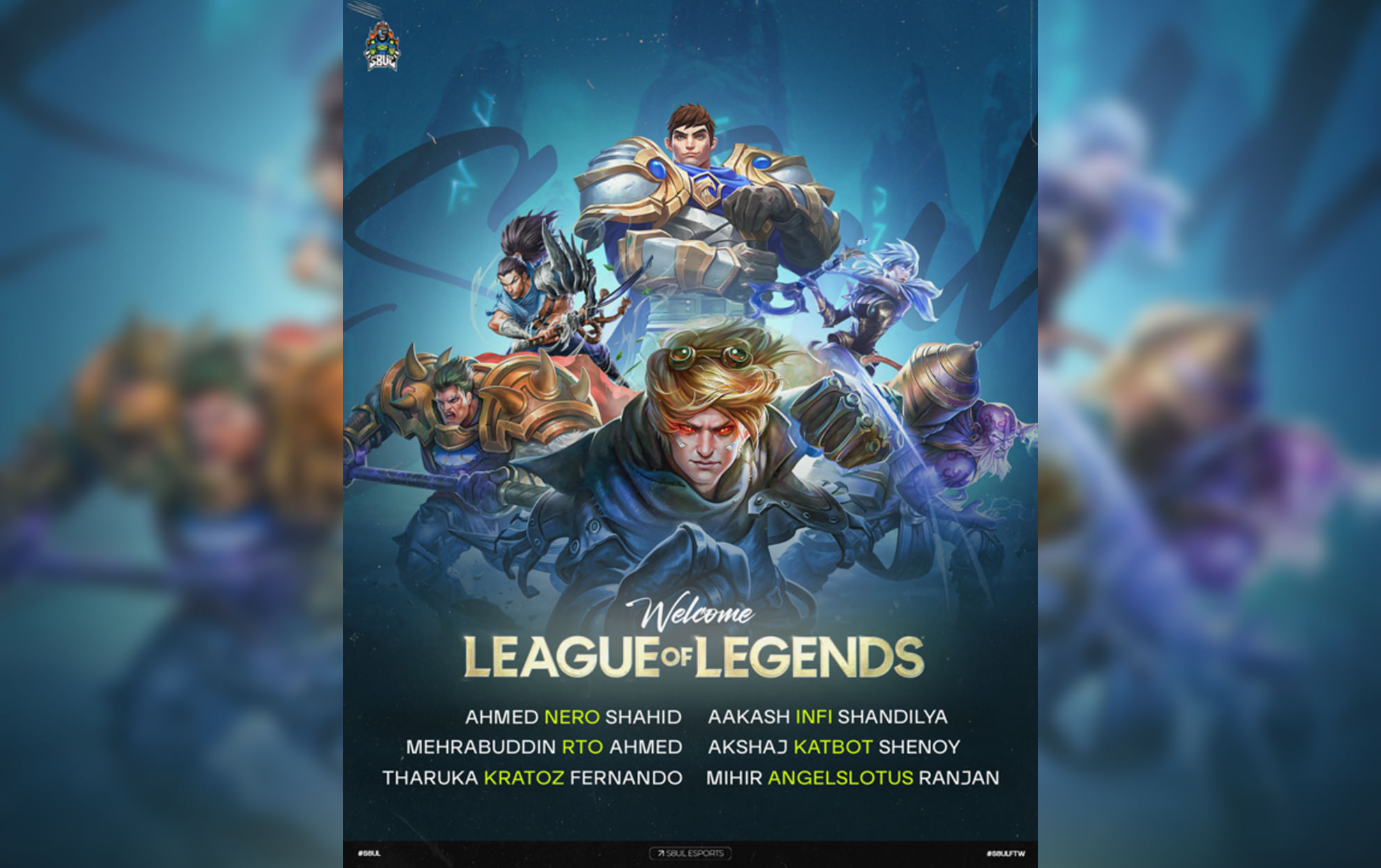 S8UL's League of Legends team to compete in Legends Ascend tournament