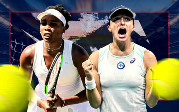 Top four active women's singles players with most Grand Slam titles