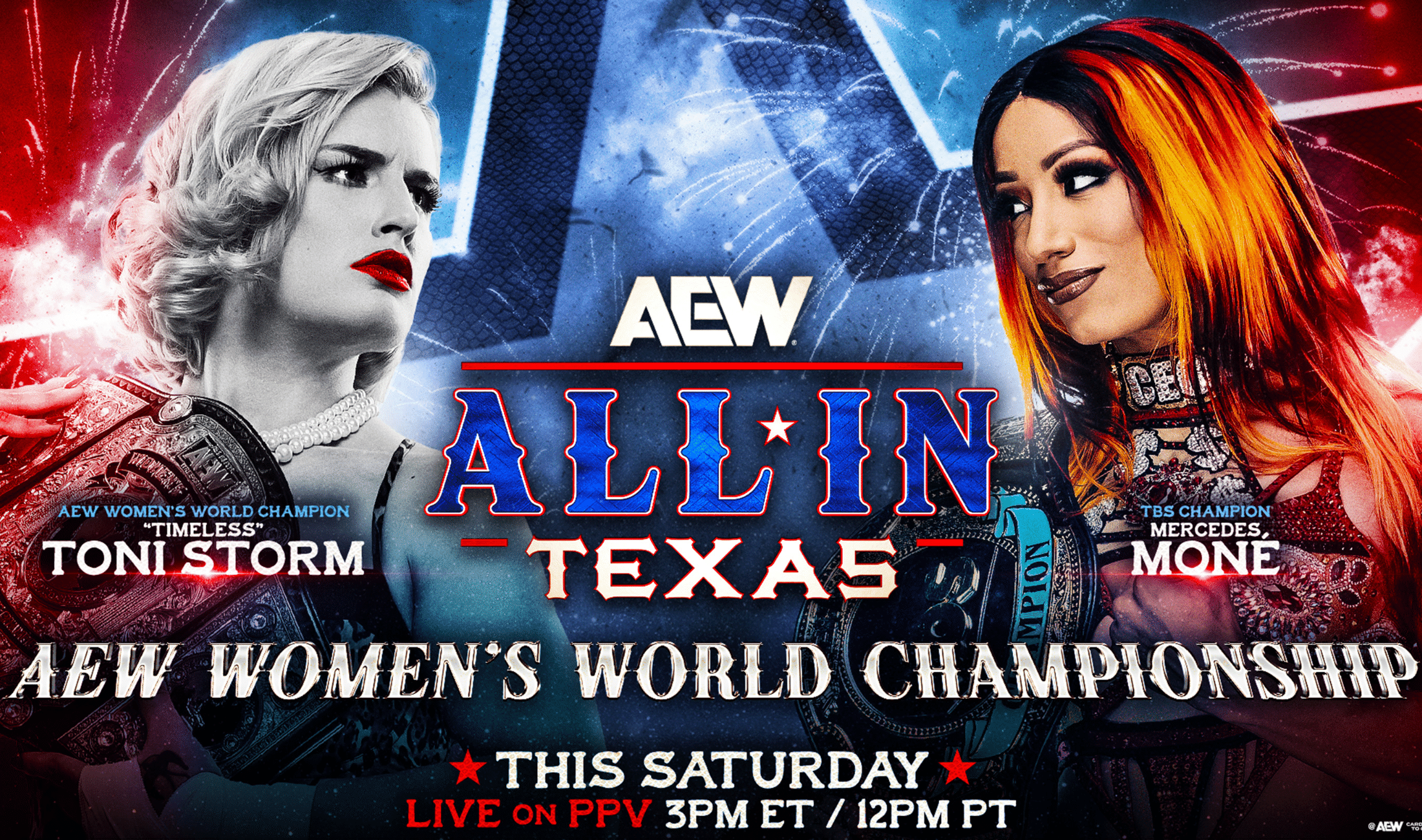AEW Women's World Championship Timeless Toni Storm vs Mercedes Mone - All In 2025 AEW All In