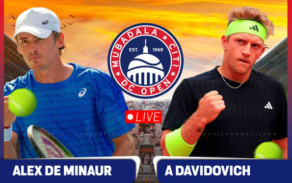 Alex de Minaur vs Alejandro Davidovich Washington Open 2025 final.