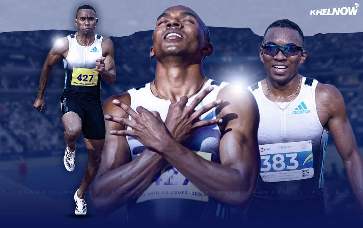 Which national records does Animesh Kujur hold?