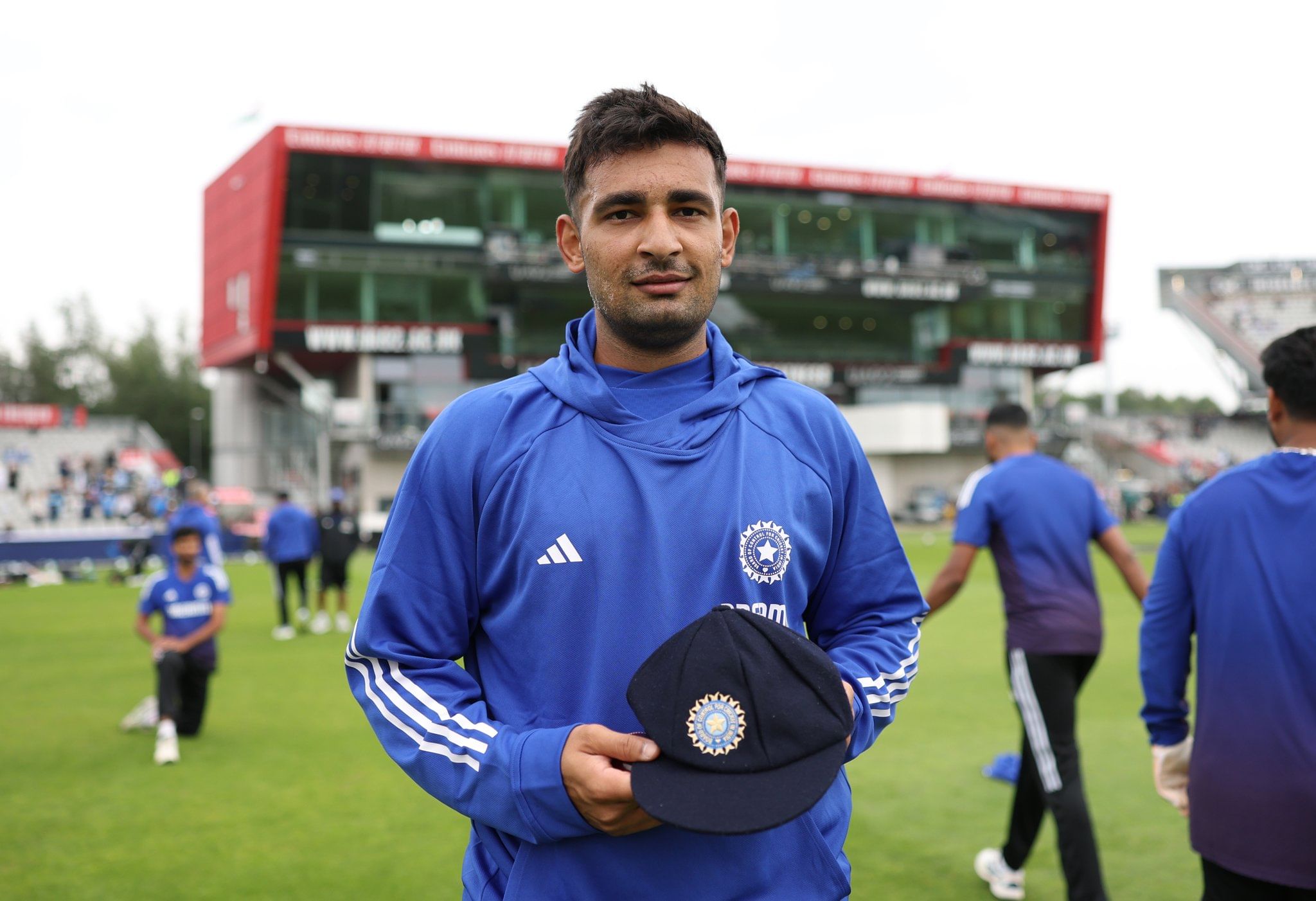 Anshul Kamboj makes his test debut for India