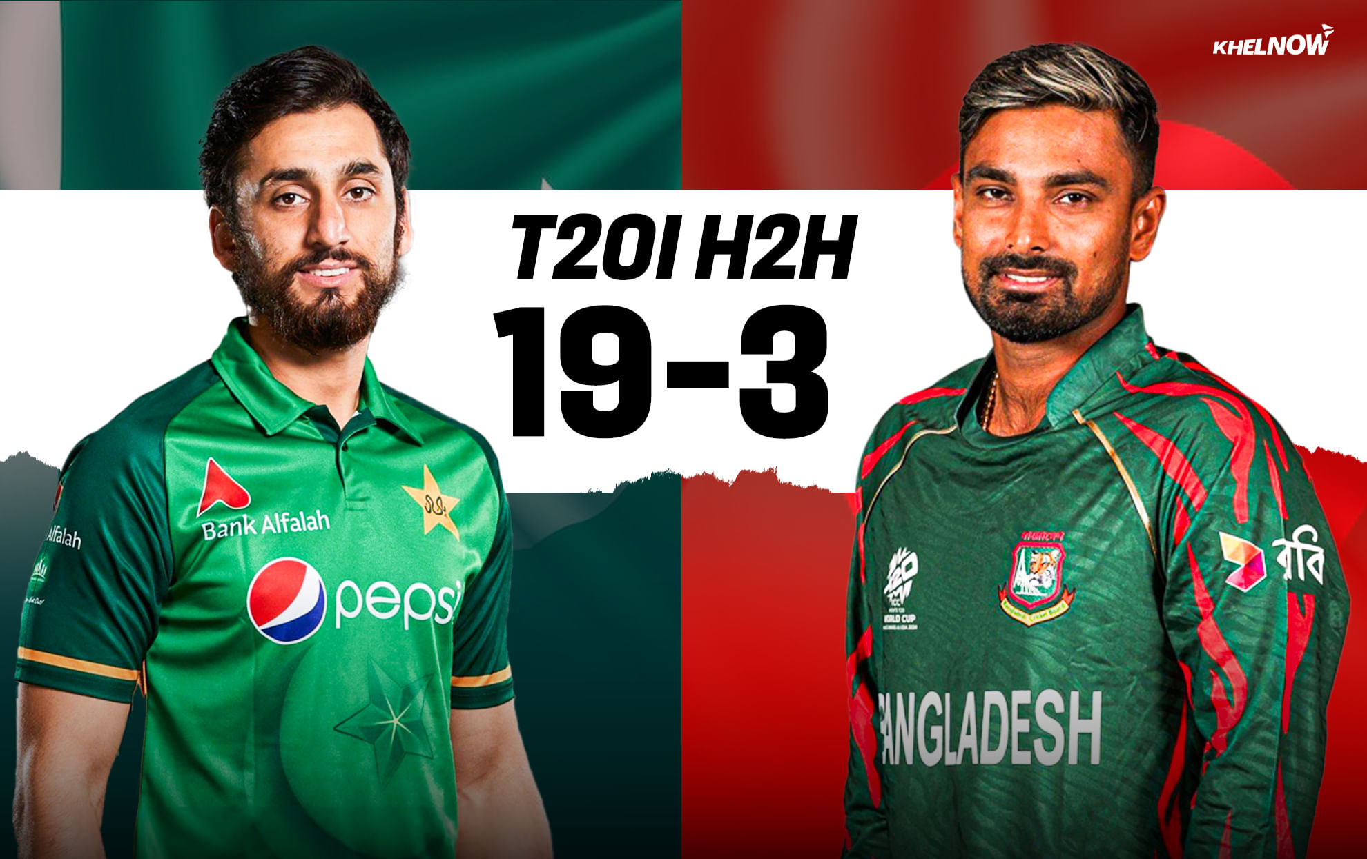 BAN vs PAK: Head to head records in T20I cricket