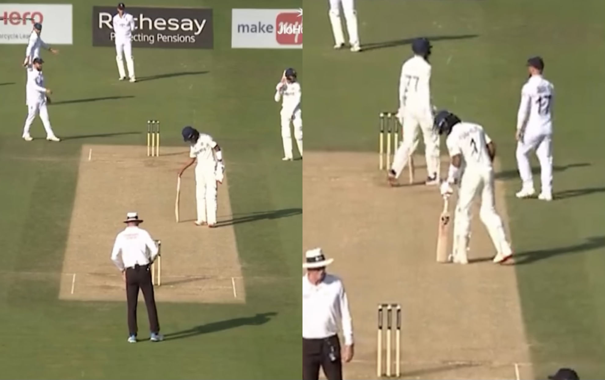 Ben Duckett sledges Shubman Gill