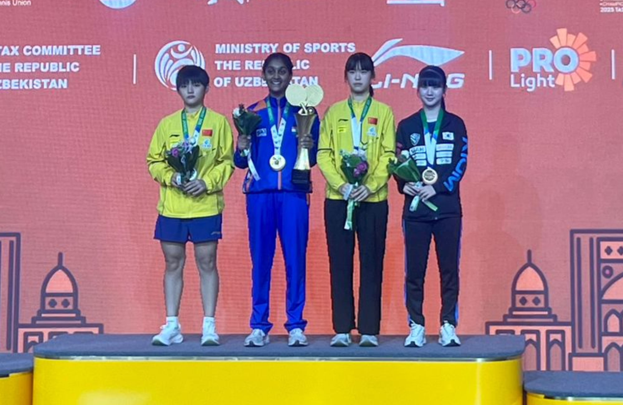 Divyanshi Bhowmick creates history with U-15 girls’ singles title at Asian Youth TT Championships