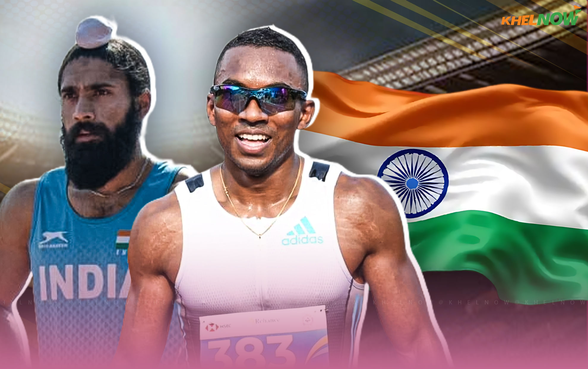 Top five all-time fastest Indian athletes in men's 100m