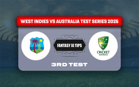 WI vs AUS Dream11 Prediction, Best Dream11 Playing XI, Today Match 3rd test, West Indies vs Australia test series 2025