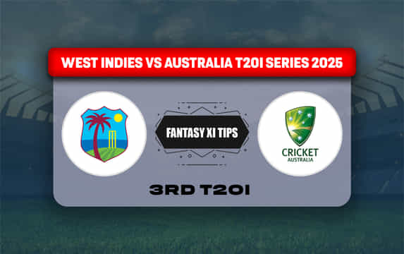 WI vs AUS Dream11 Prediction, Best Dream11 Playing XI, Today Match 3rd T20I, West Indies vs Australia T20I series 2025