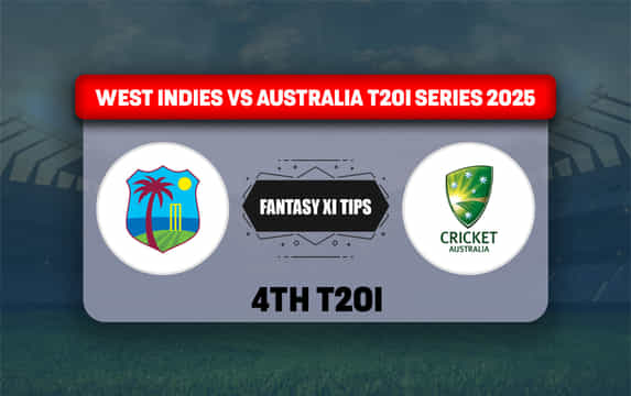 WI vs AUS Dream11 Prediction, Best Dream11 Playing XI, Today Match 4th T20I, West Indies vs Australia T20I series 2025