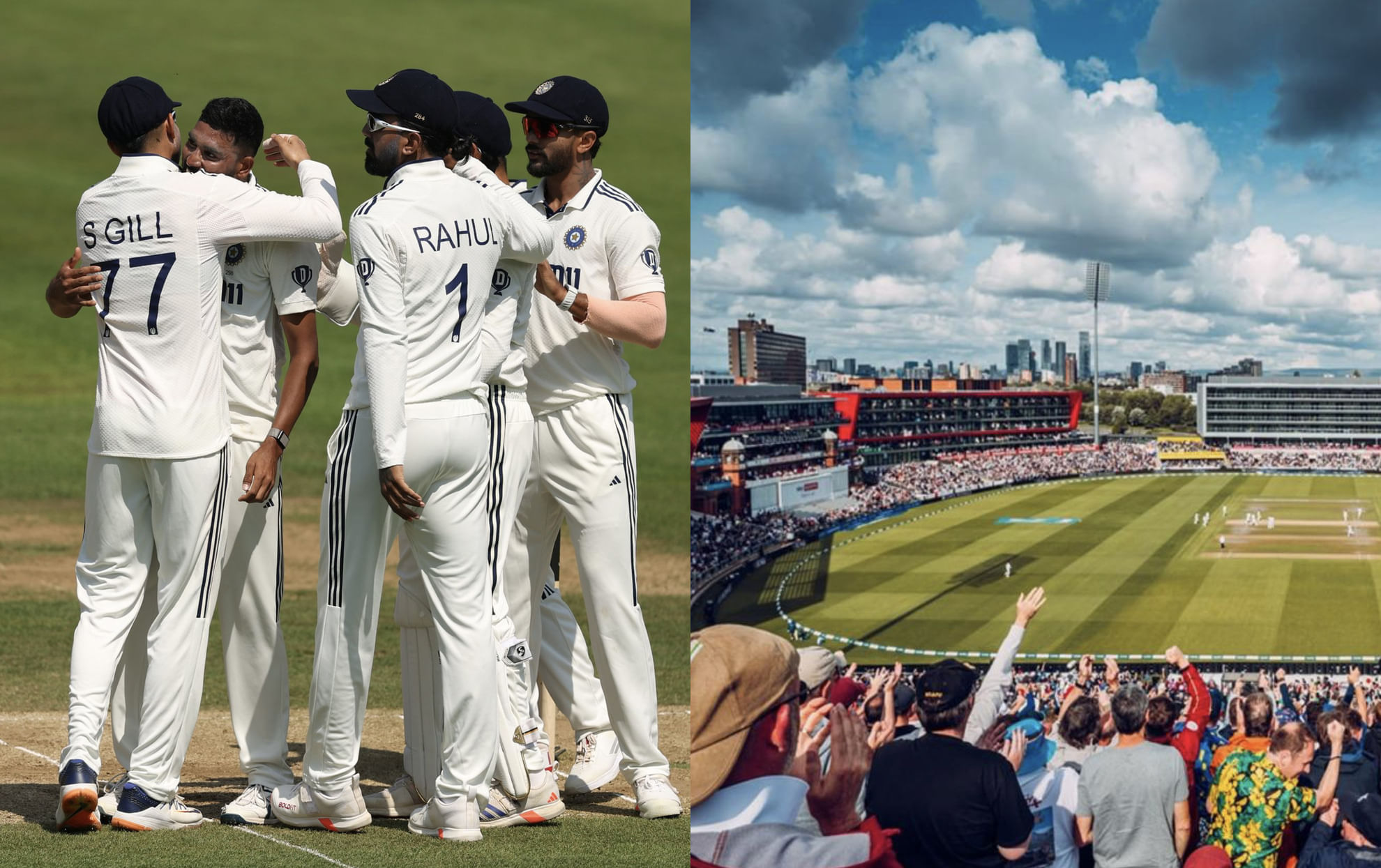 India record at Old Trafford in Manchester