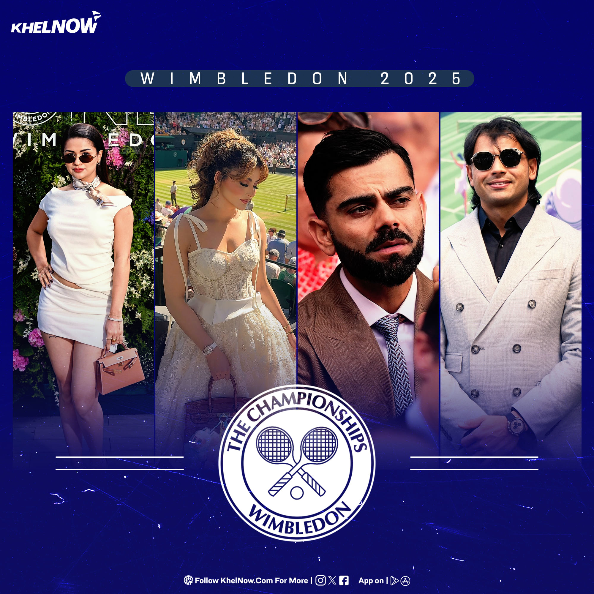 List of all Indian stars who attended Wimbledon 2025 ft. Virat Kohli, Avneet Kaur