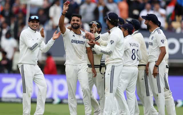 Indian cricket team, India test team, Akash Deep celebrates five-wicket haul