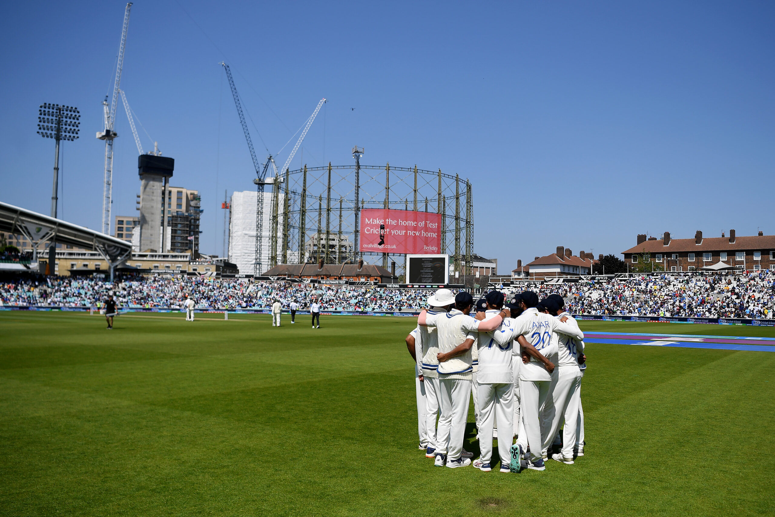 Indian cricket team at The Oval during ICC WTC 2021-23 final