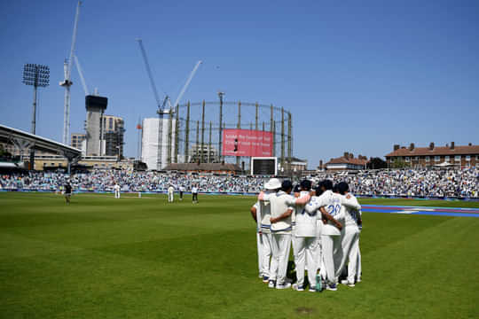 Indian cricket team at The Oval during ICC WTC 2021-23 final