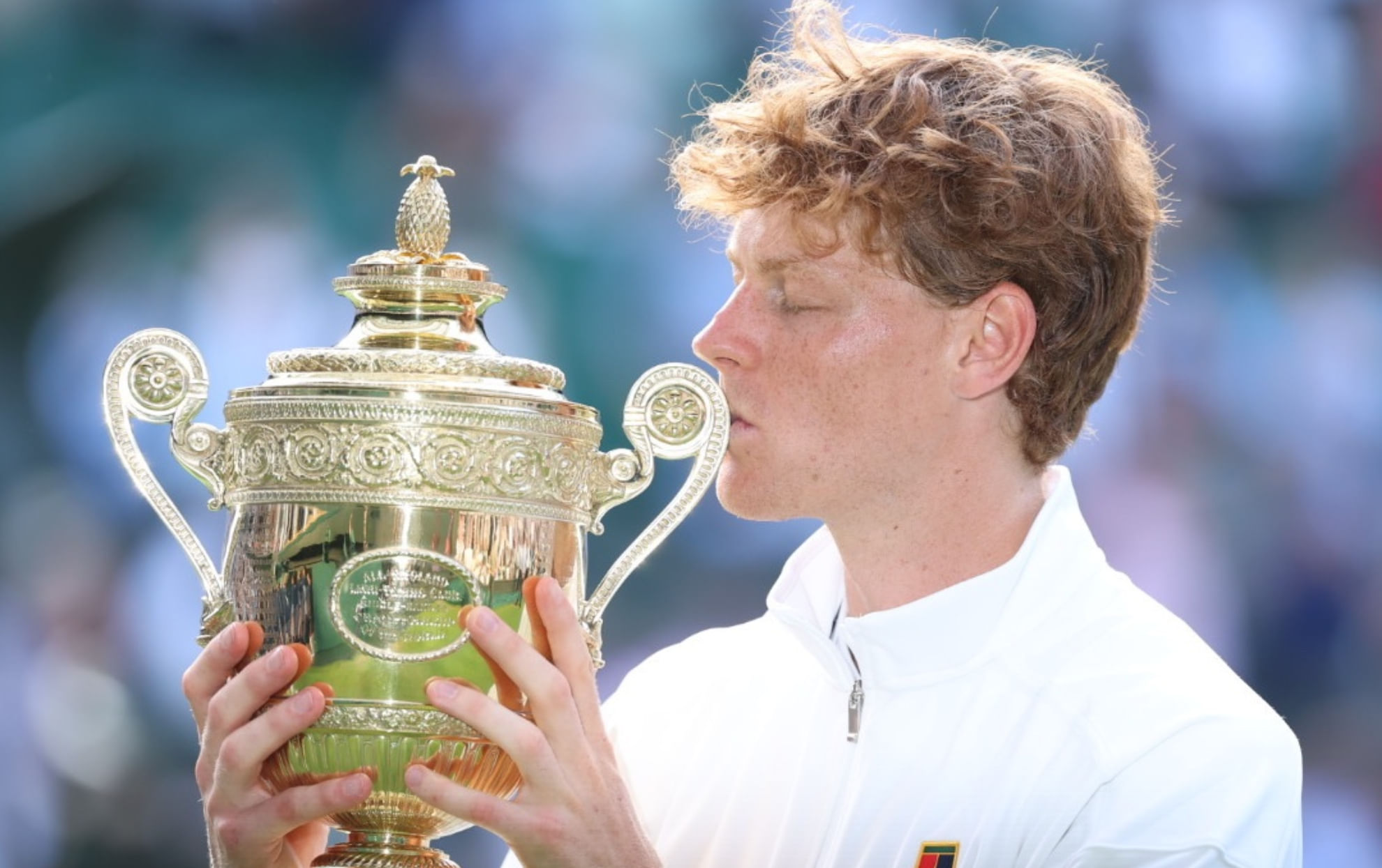 Jannik Sinner redeems himself to win maiden Wimbledon title, beating Carlos Alcaraz