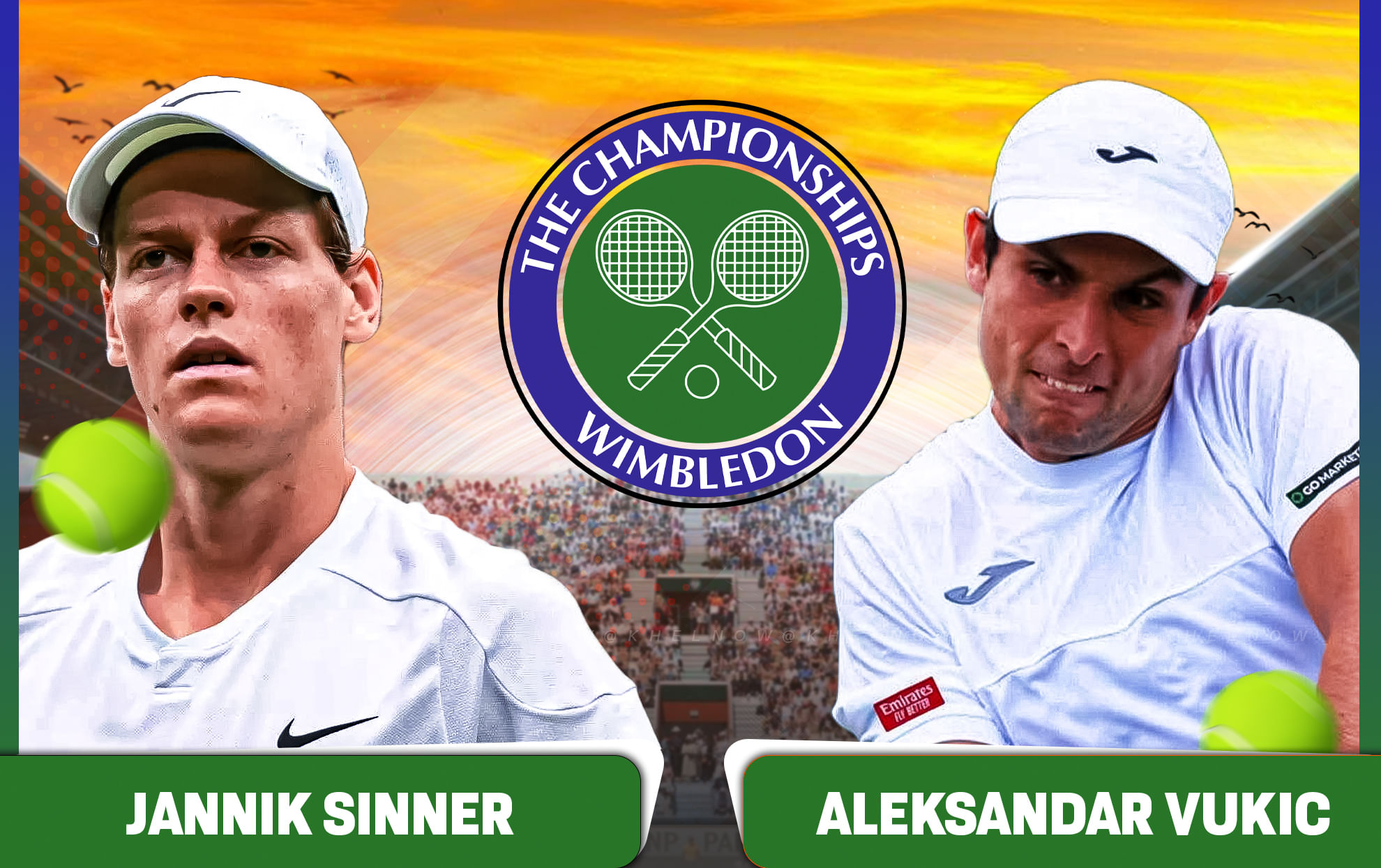 Jannik Sinner vs Aleksandar Vukic prediction, betting tips & odds, head-to-head, preview: Wimbledon 2025
