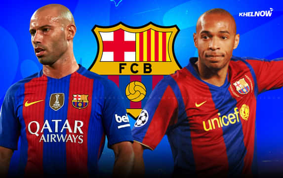 Top five players to wear Barcelona's no.14 kit