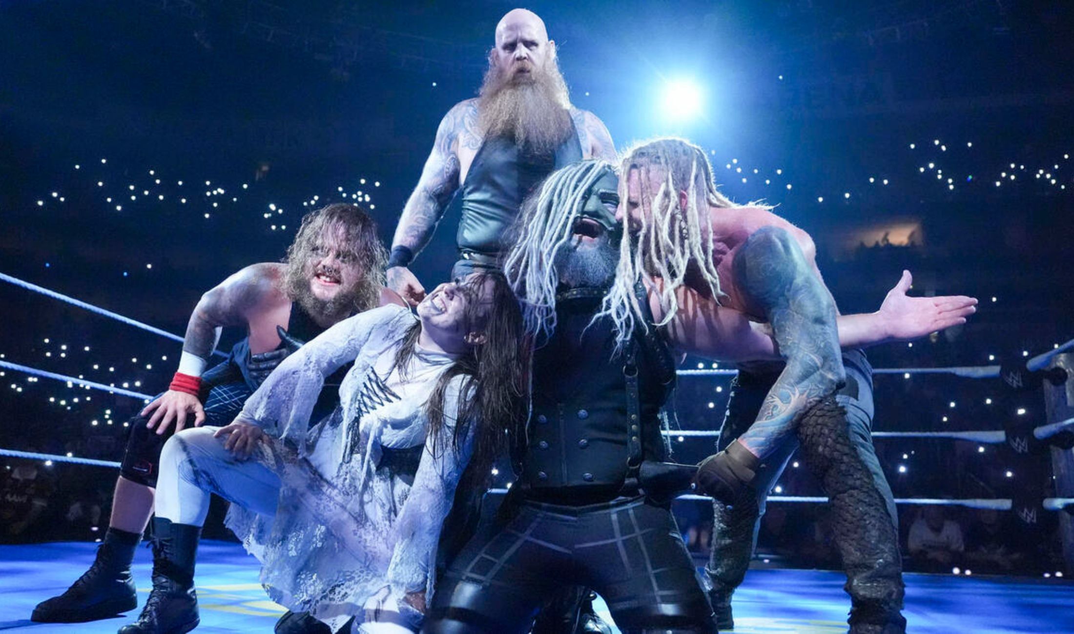 Joe Gacy, Erick Rowan, Nikki Cross, Uncle Howdy, and Dexter Lumis WWE SmackDown SummerSlam