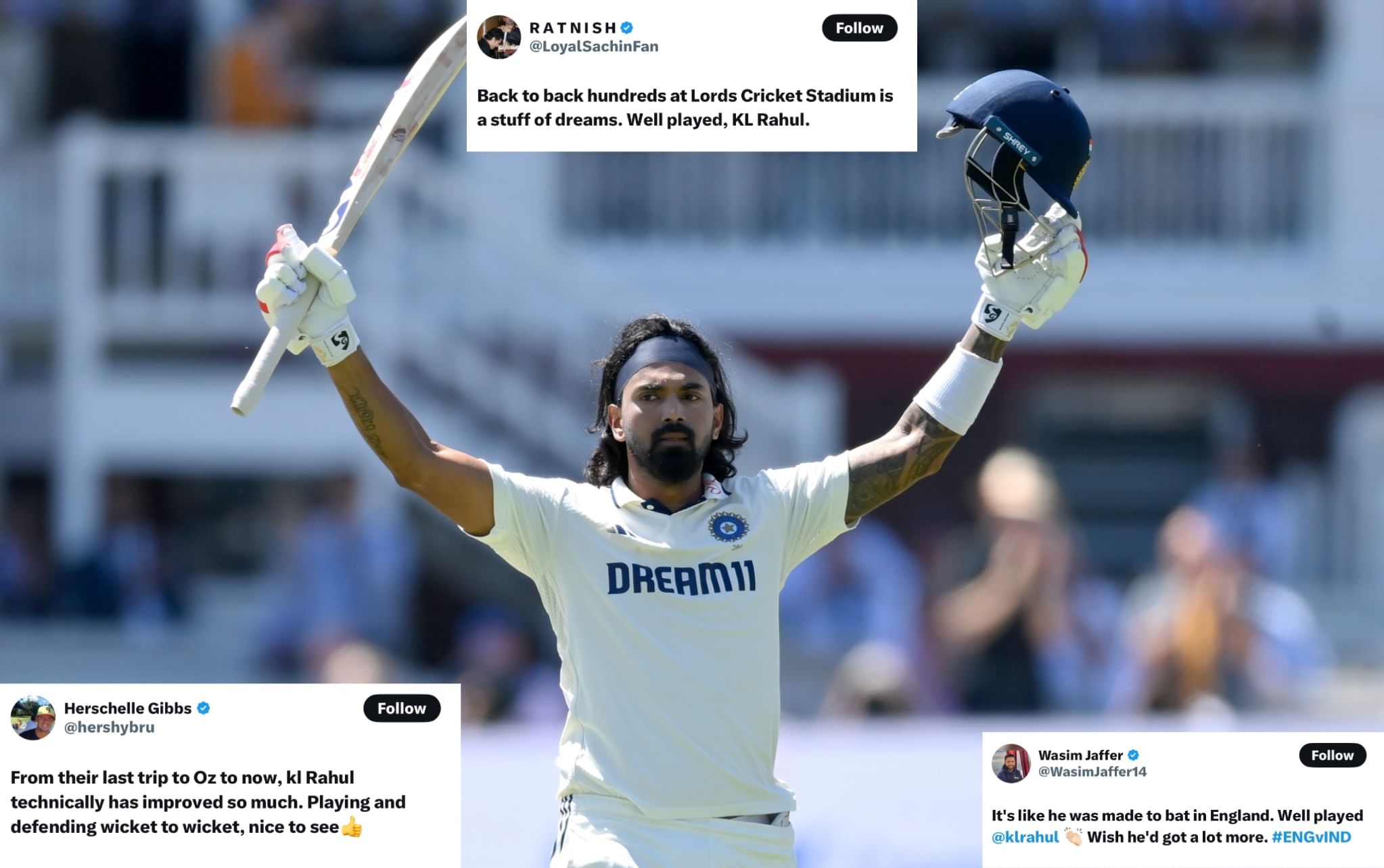 KL Rahul ton at Lords