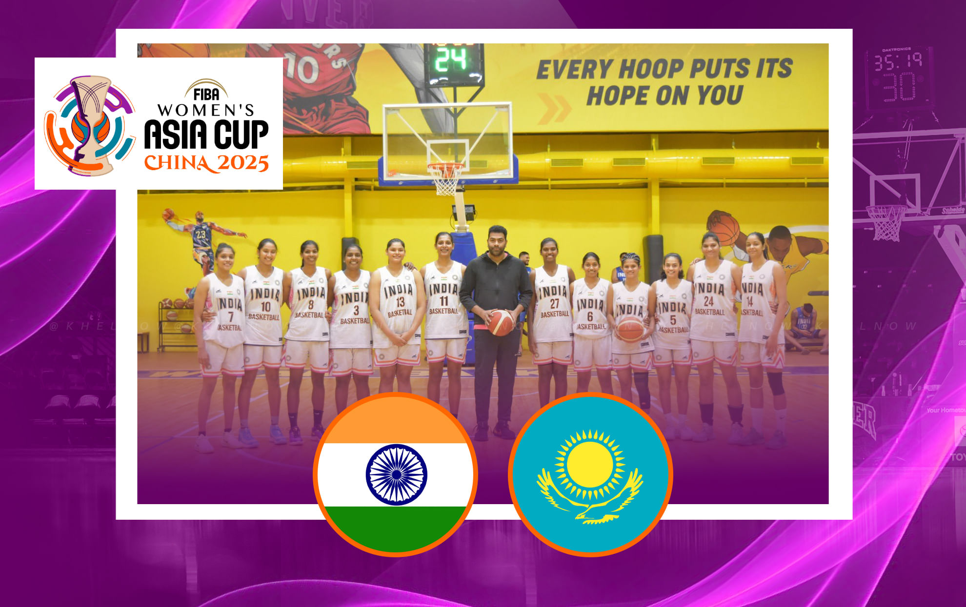 Kazakhstan vs India Live Streaming and Updates, FIBA Women's Asia Cup 2025