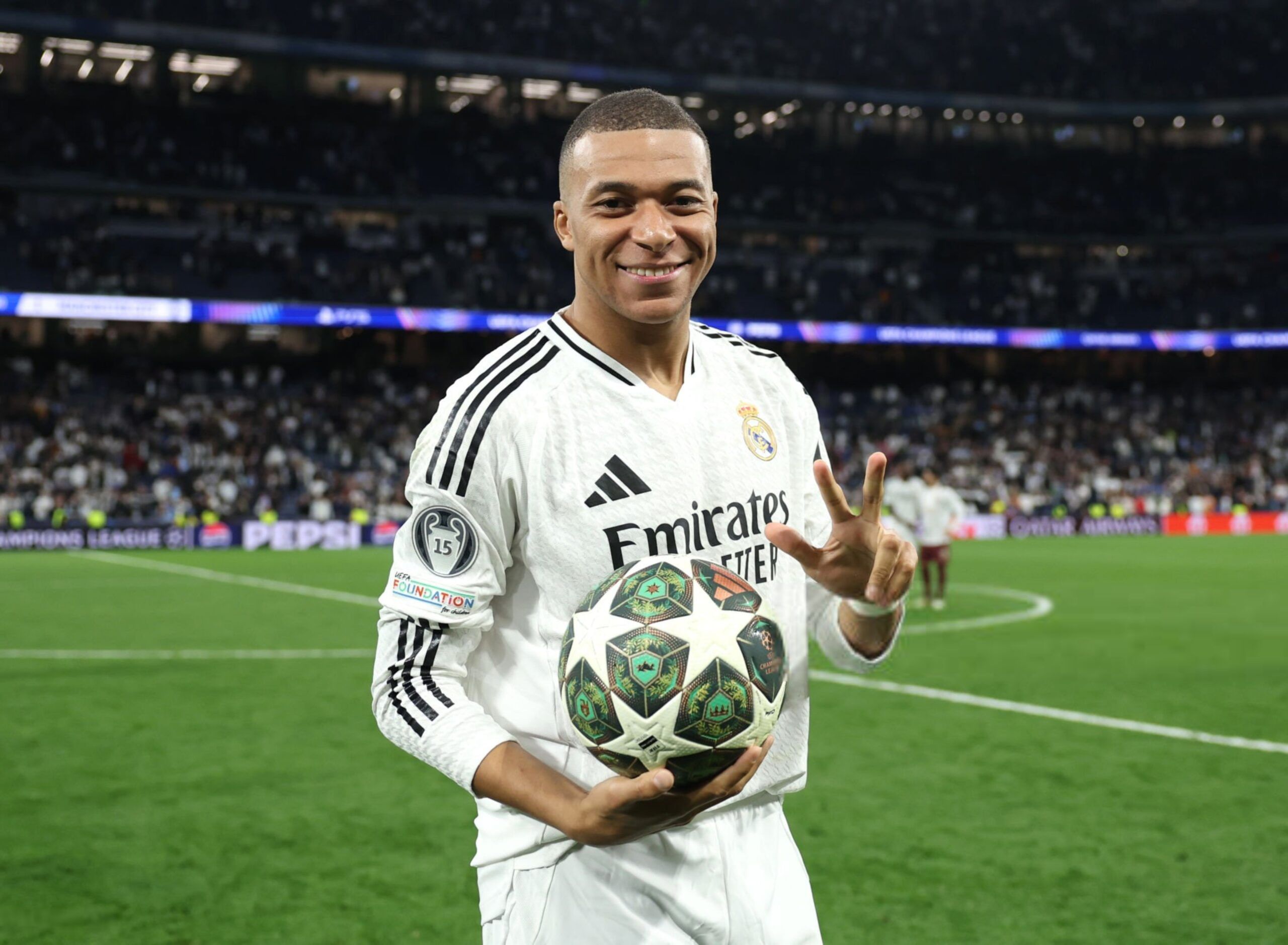 Kylian Mbappe becomes first Real Madrid player EVER to score in SEVEN different competitions in single season