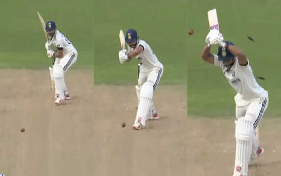 [Watch] Nitish Reddy's comeback turns into a nightmare as Chris Woakes castles him with a peach at Edgbaston