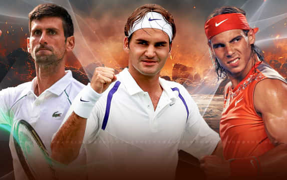 Five youngest men's singles players to reach four consecutive Grand Slam finals