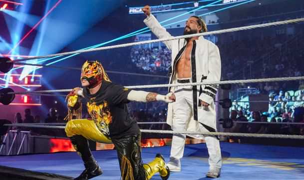 Rey Fenix and Andrade WWE SmackDown