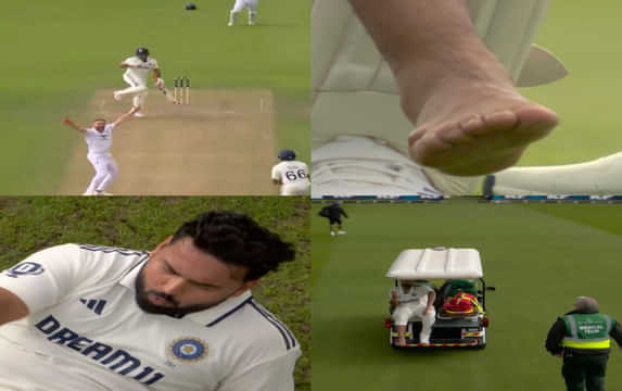 Rishabh Pant injured