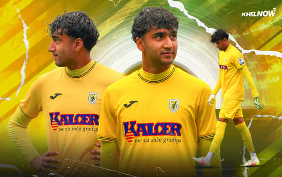 Indian goalkeeper Som Kumar makes debut for Slovenian club Radomlje against Croatian giants Hajduk Split in friendly clash