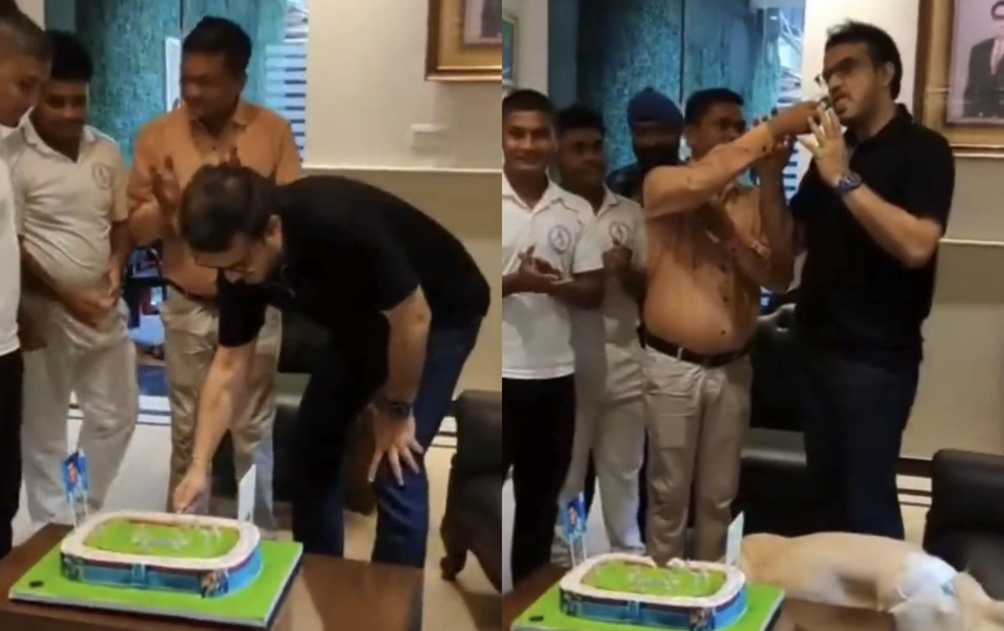 [Watch] Sourav Ganguly celebrates his birthday with young cricket fans in Kolkata