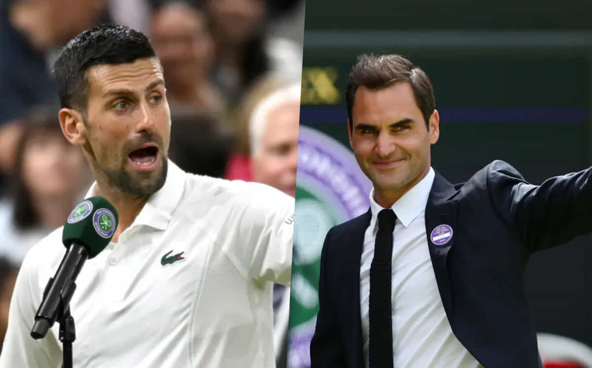'Good to break the curse': Novak Djokovic takes funny dig at Roger Federer after fourth-round win at Wimbledon 2025