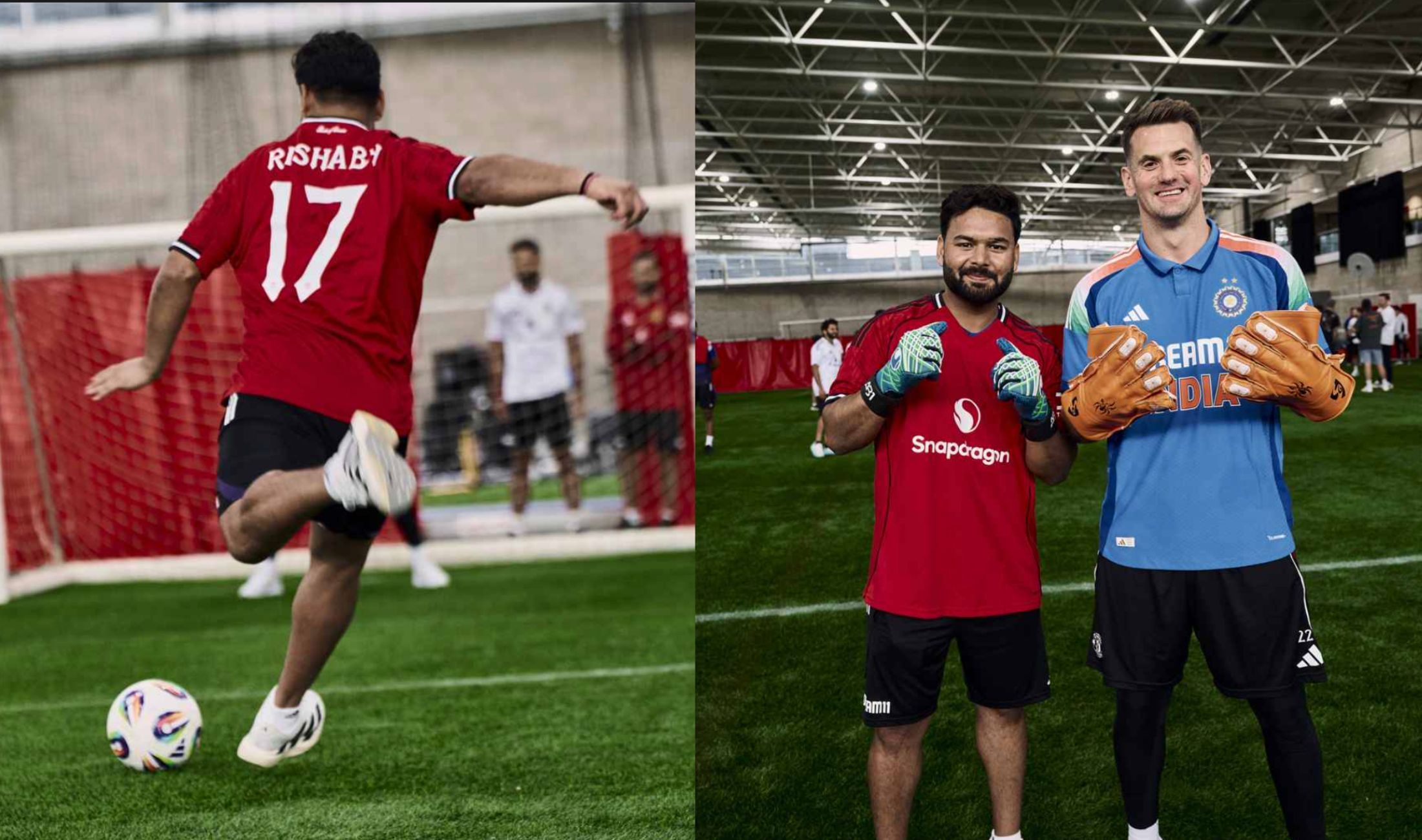 [WATCH] Man Utd goalkeeper Tom Heaton praises Indian cricketer Rishabh Pant's shooting skills