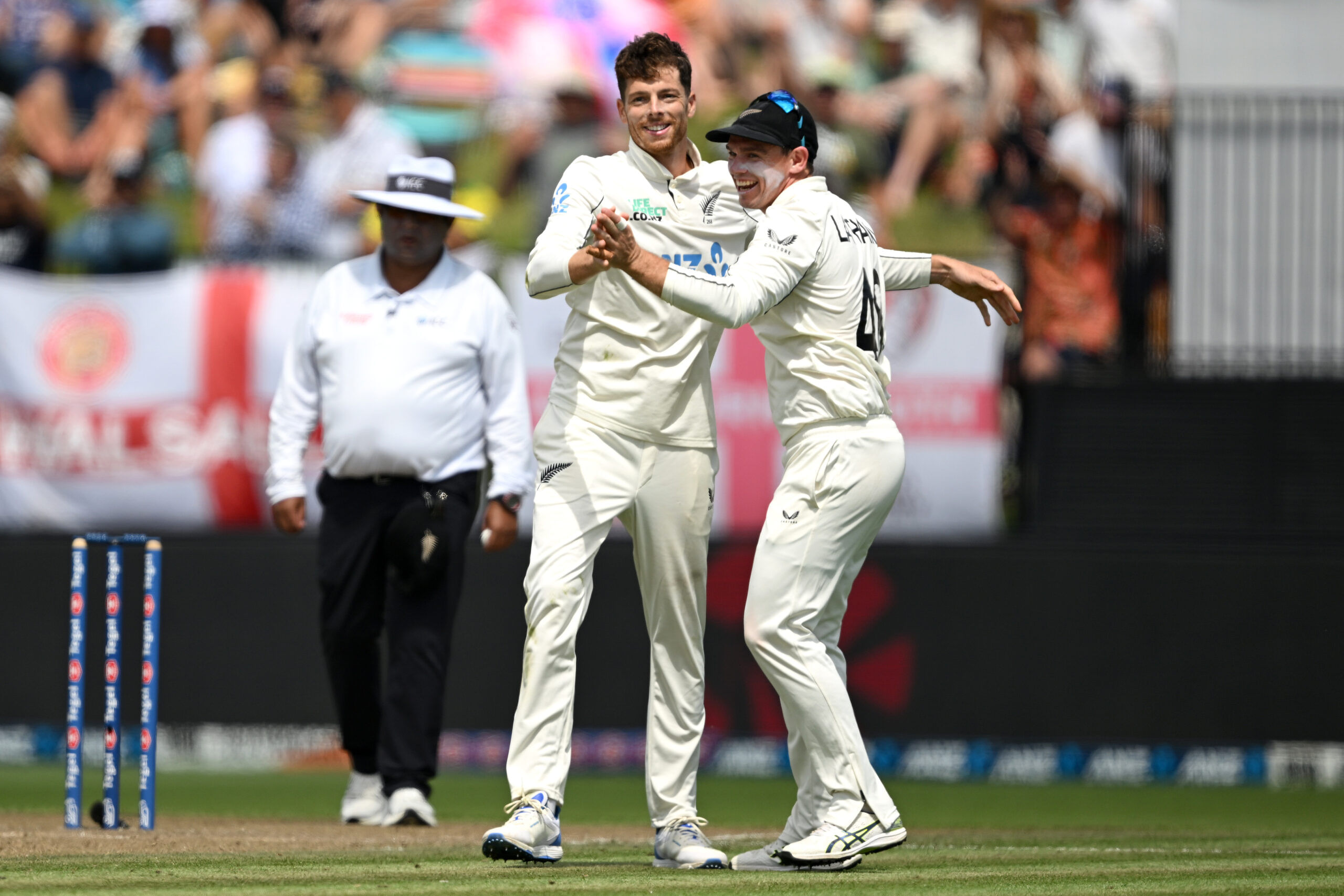 Tom Latham, Mitchell Santner, New Zealand test cricket