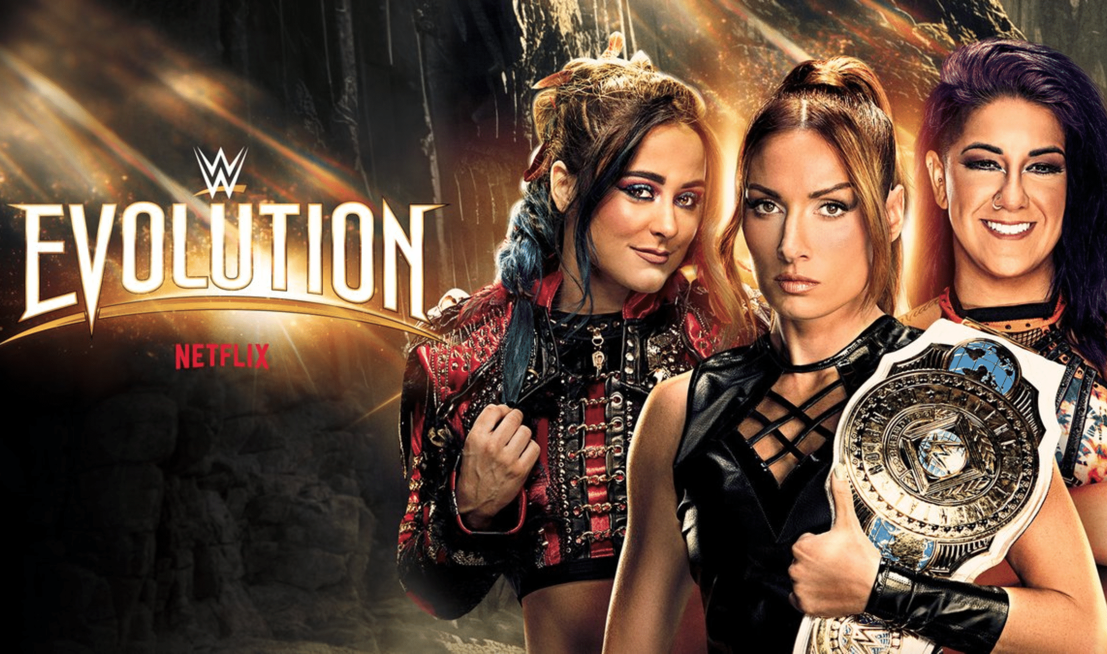 WWE Evolution 2- Becky Lynch vs Bayley vs Lyra Valkyria