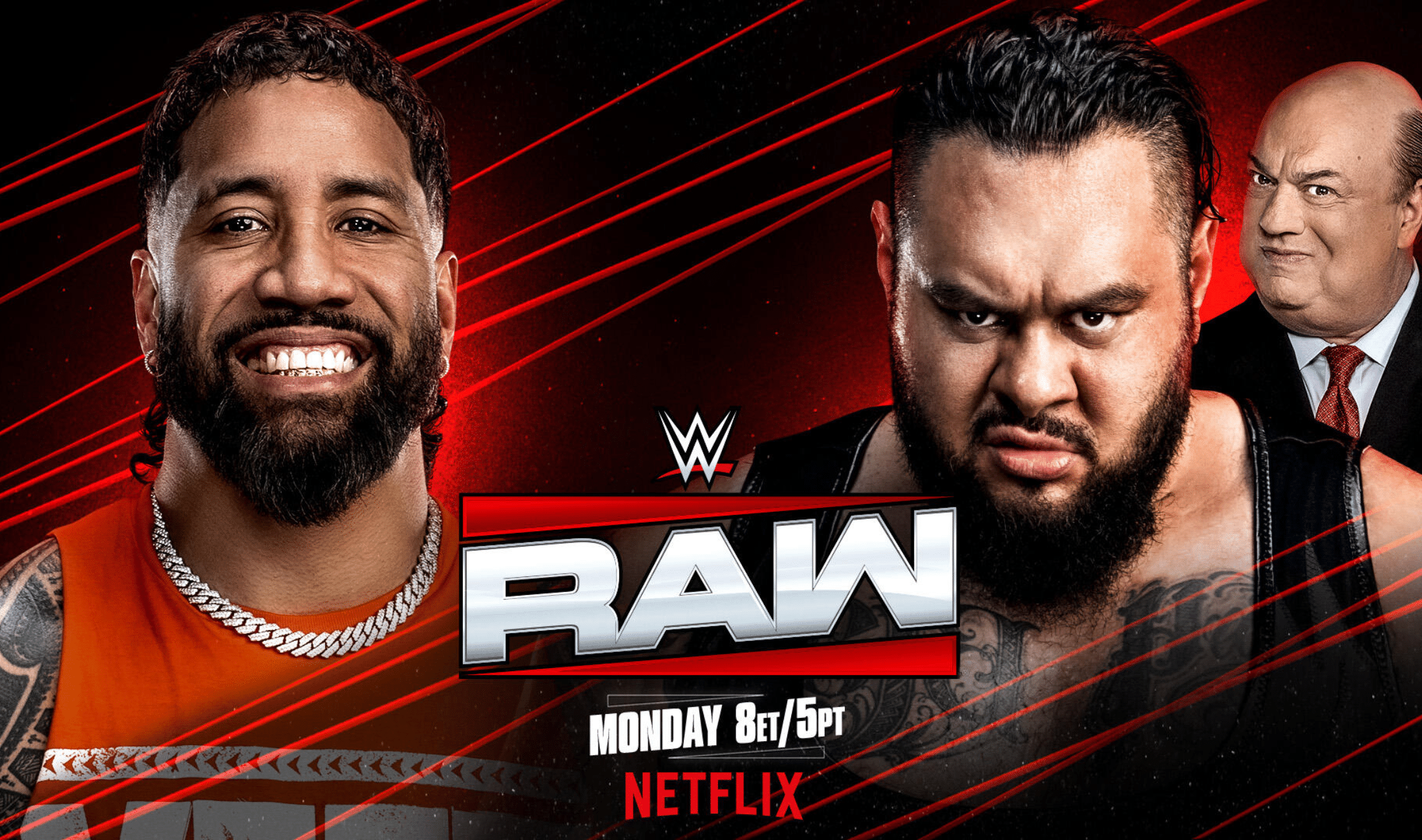 WWE Raw July 28 - Jey Uso vs Bronson Reed