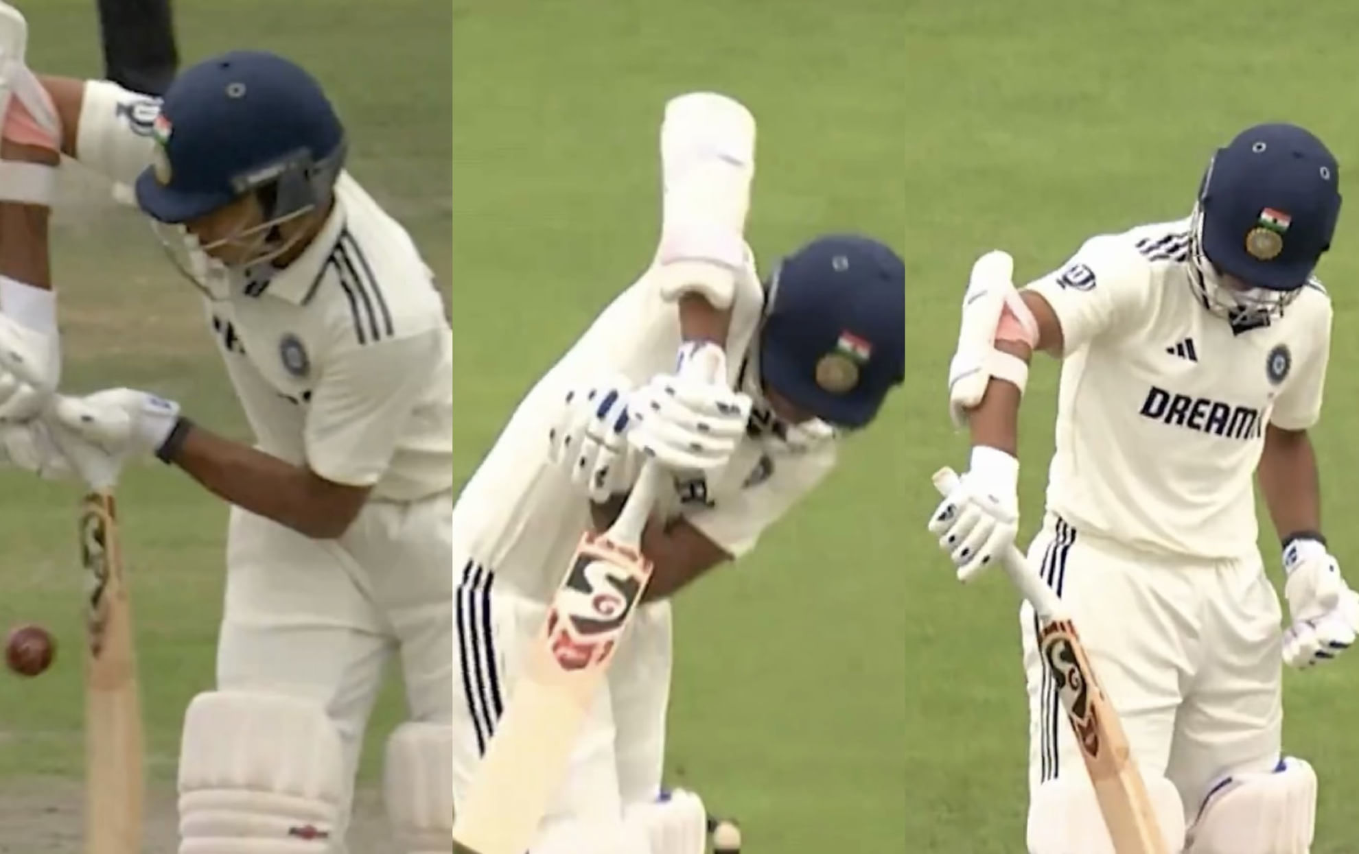 Yashasvi Jaiswal bat broken