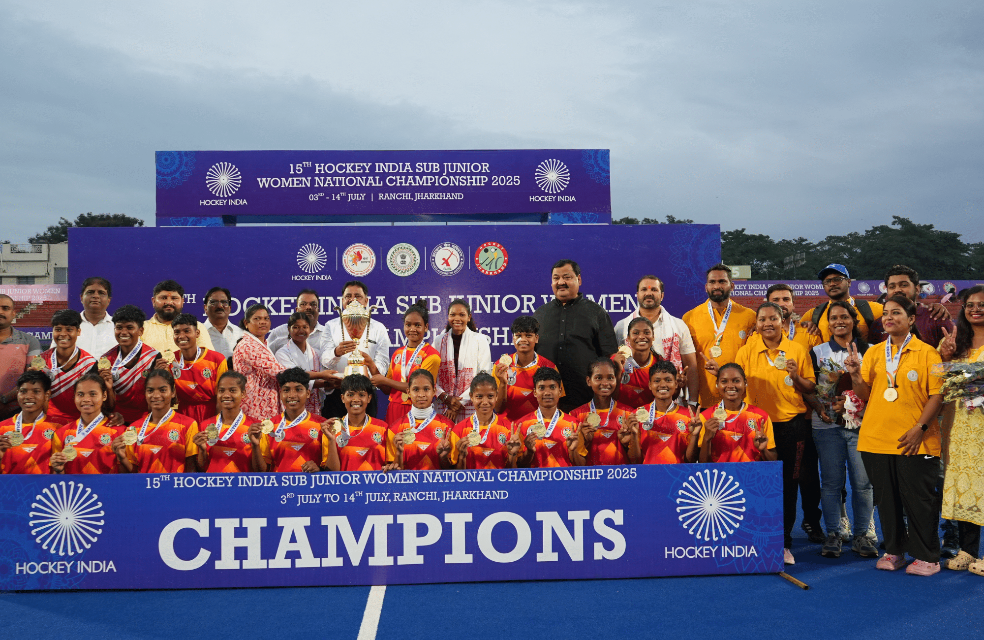 Jharkhand clinch title at 15th Hockey India Sub Junior Women's National Championship 2025