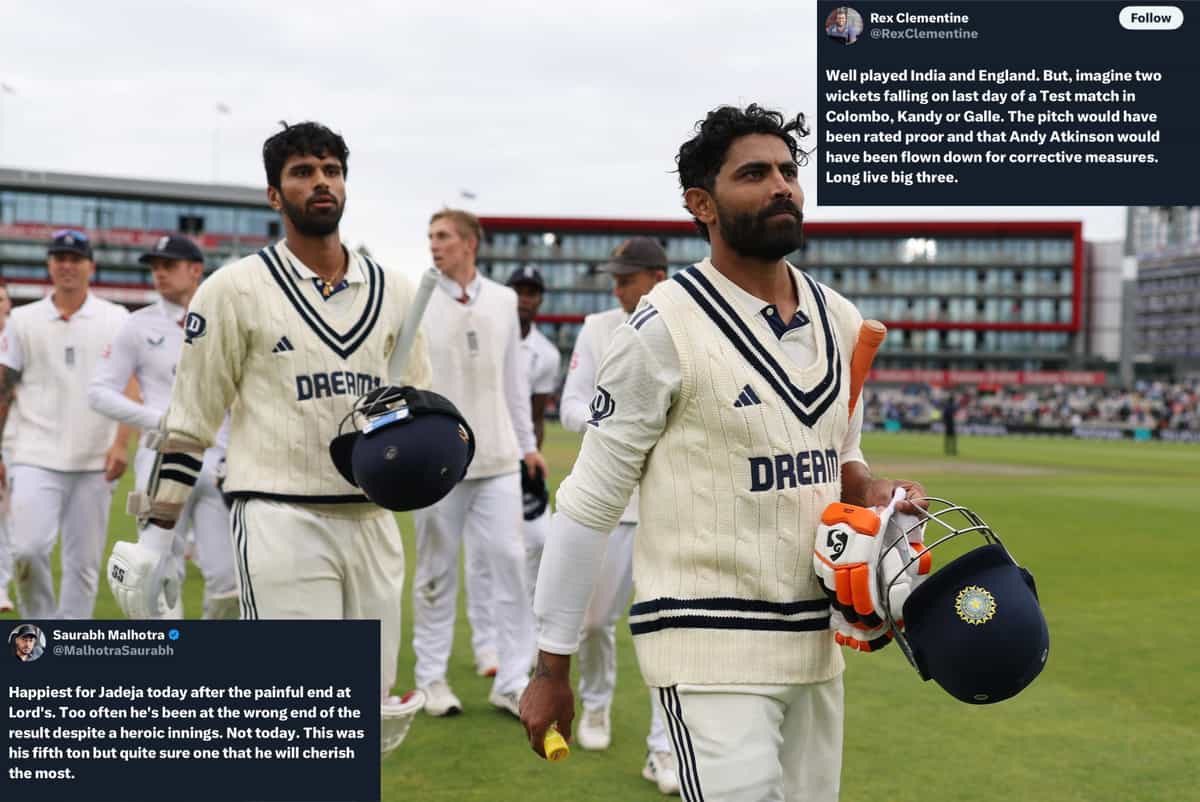 Ravindra Jadeja and Washington Sundar help India draw 4th test