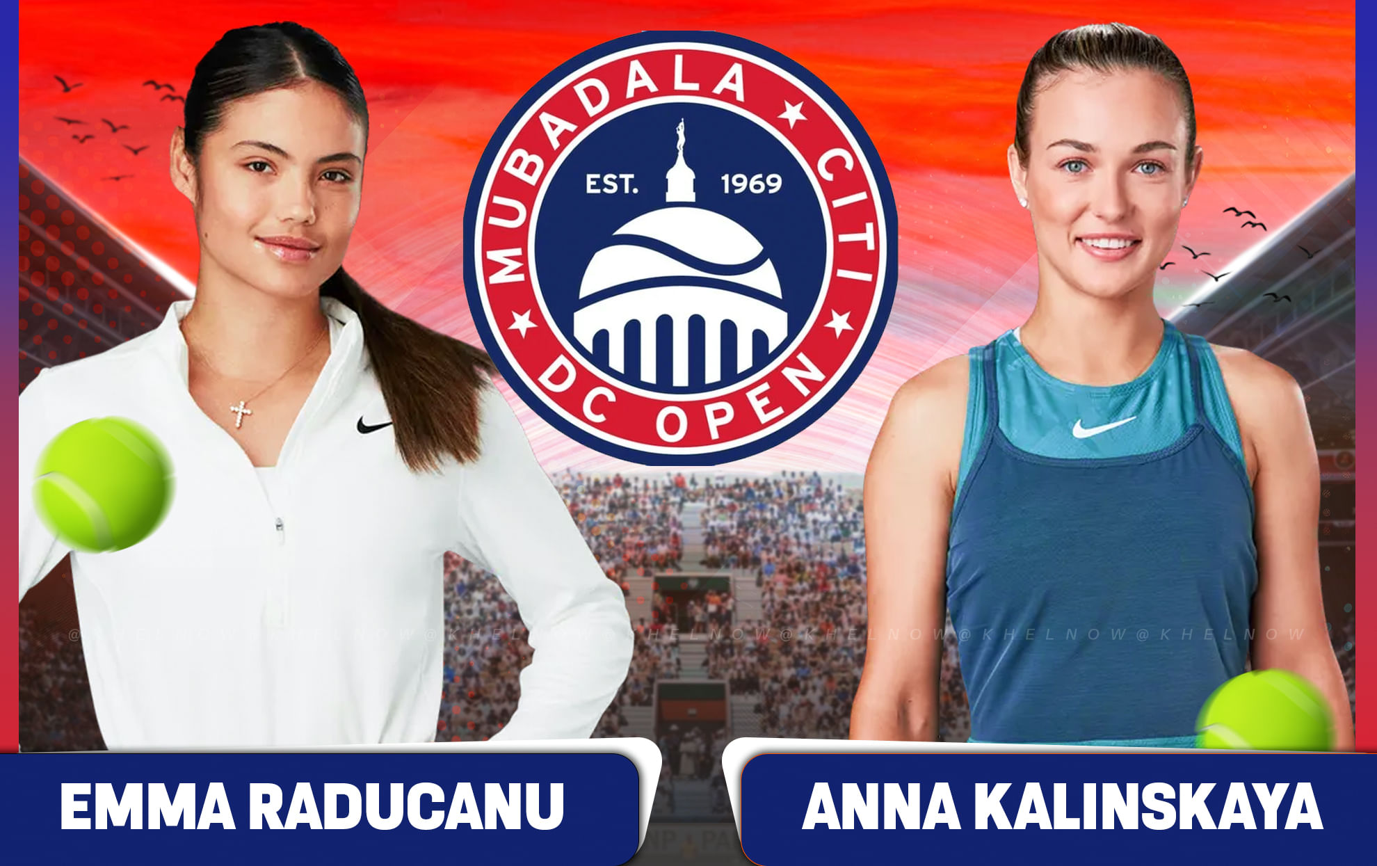 Emma Raducanu vs Anna Kalinskaya prediction, betting tips & odds, head-to-head, preview: Washington Open 2025