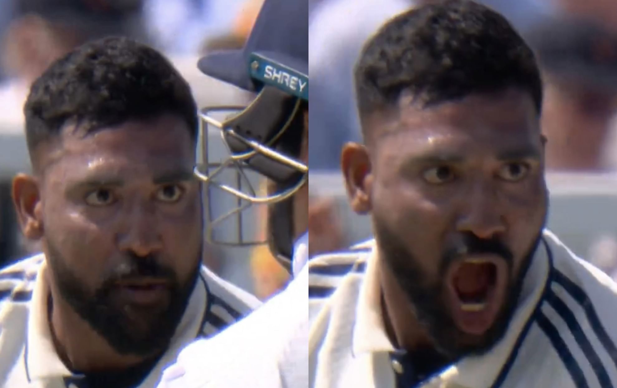 Mohammed Siraj fiery send-off to Mohammed Siraj