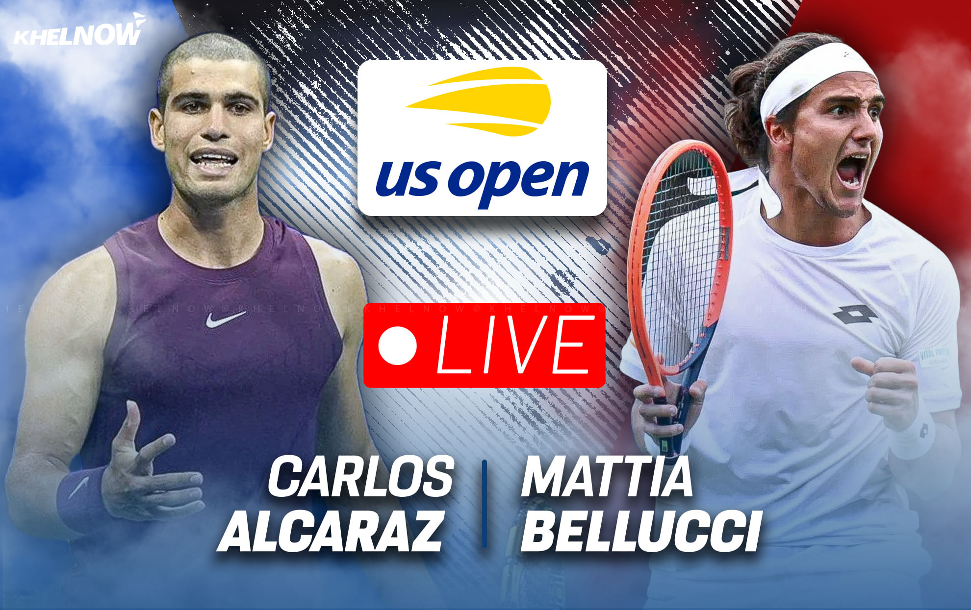Carlos Alcaraz vs Mattia Bellucci US Open 2025