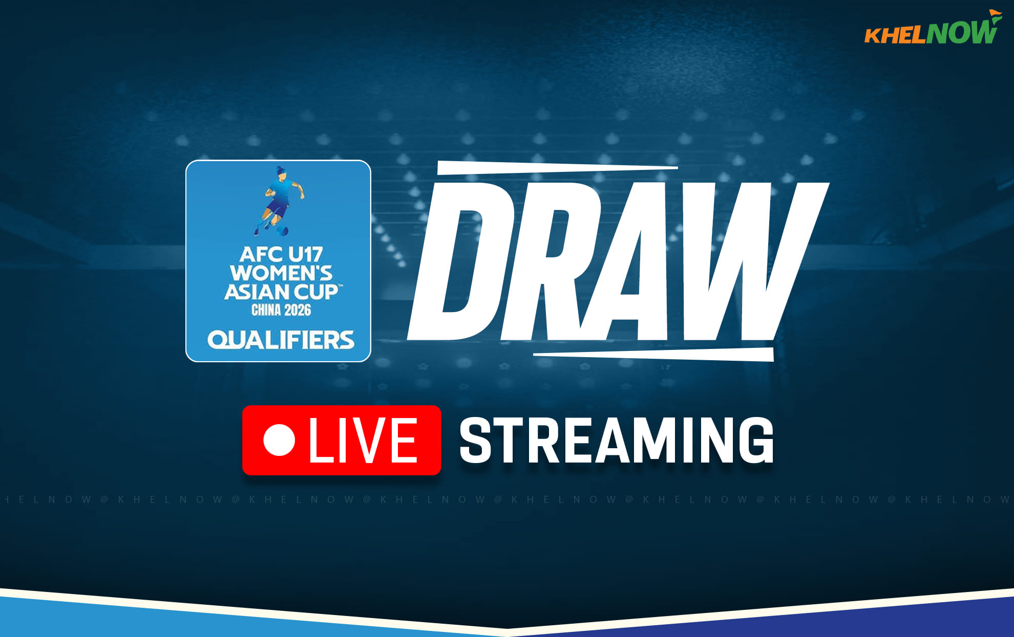 When and where to watch AFC U17 Women's Asian Cup Qualifiers Draw in India?