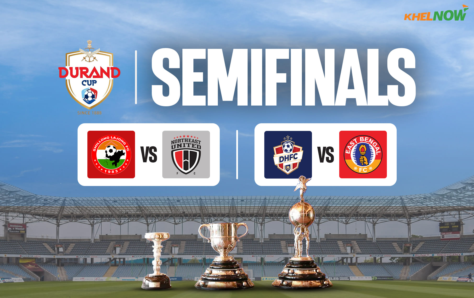 Durand Cup 2025 semifinal: East Bengal take on Diamond Harbour; thrilling north-east derby awaits